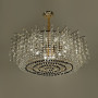 Изображение Вишукана золота люстра із кришталевими підвісками Ø 55 см ИМ Light-Deco 2 