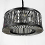 Зображення Люстра чорна з графітовими пластинами Ø 60 см ИМ Light-Deco 7 