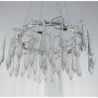 Изображение Розкішна люстра в хромі з скляними підвісами Ø 80 см ИМ Light-Deco 2 