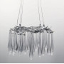Изображение Розкішна люстра в хромі з скляними підвісами Ø 80 см ИМ Light-Deco 