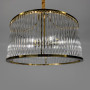 Зображення Золота кругла люстра із скляними трубками Ø 60 см ИМ Light-Deco 5 