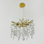 Изображение Вишукана золота люстра DIAMINA з кришталевим камінням Ø 50 см ИМ Light-Deco 