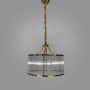 Зображення Золота кругла люстра із скляними трубками Ø 60 см ИМ Light-Deco 3 
