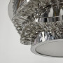 Зображення Хромована стельова люстра з прозорим кришталем Ø 50 см ИМ Light-Deco 3 
