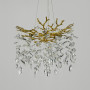 Изображение Вишукана золота люстра DIAMINA з кришталевим камінням Ø 50 см ИМ Light-Deco 1 