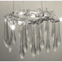 Изображение Розкішна люстра в хромі з скляними підвісами Ø 80 см ИМ Light-Deco 3 