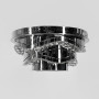 Зображення Хромована стельова люстра з прозорим кришталем Ø 40 см ИМ Light-Deco 
