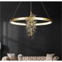 Зображення Світлодіодна латунна люстра із ніжними квітами Ø 100 см ИМ Light-Deco 