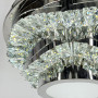 Зображення Хромована стельова люстра з прозорим кришталем Ø 40 см ИМ Light-Deco 2 
