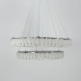 Зображення Кільцева кришталева люстра в хромі на 2 яруси 80+60 см ИМ Light-Deco 6 