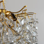 Изображение Вишукана золота підвісна люстра з прозорим кришталем Ø50 см ИМ Light-Deco 1 