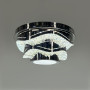 Зображення Хромована стельова люстра з прозорим кришталем Ø 40 см ИМ Light-Deco 5 
