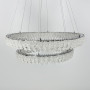 Зображення Кільцева кришталева люстра в хромі на 2 яруси 80+60 см ИМ Light-Deco 2 