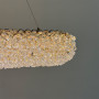 Изображение Золота видовжена люстра із прозорим кришталем 80 см ИМ Light-Deco 