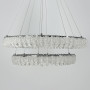 Зображення Кільцева кришталева люстра в хромі на 2 яруси 80+60 см ИМ Light-Deco 3 