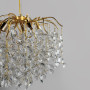 Изображение Вишукана золота підвісна люстра з прозорим кришталем Ø50 см ИМ Light-Deco 2 