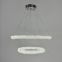 Изображение Неймовірна кришталева підвісна люстра Ø 60+40 см ИМ Light-Deco 4 
