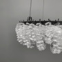 Зображення Кільцева кришталева люстра в хромі на 2 яруси 80+60 см ИМ Light-Deco 1 