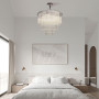 Зображення Кришталева потрійна люстра із сріблом у двох розмірах ИМ Light-Deco 6 