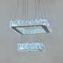 Зображення Елегантна кришталева люстра на 2 яруси 27+17 см ИМ Light-Deco 1 