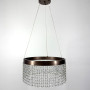 Изображение Неймовірна кришталева люстра з бронзовим обводком h35 ИМ Light-Deco 