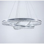 Изображение Біла LED люстра на 3 кільця з хромованою смужкою ИМ Light-Deco 2 