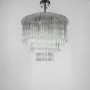 Зображення Кришталева потрійна люстра із сріблом у двох розмірах ИМ Light-Deco 1 
