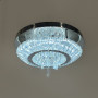 Зображення Стельова хромована люстра із прозорим кришталем Ø 40 см ИМ Light-Deco 2 