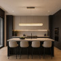 Зображення Золота видовжена люстра із прозорим кришталем 100 см ИМ Light-Deco 5 