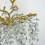 Изображение Вишукана золота люстра DIAMINA з кришталевим камінням Ø 60 см ИМ Light-Deco 2 