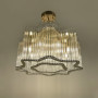 Изображение Вишукана золота люстра із скляними трубками Ø 60 см ИМ Light-Deco 1 