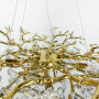 Изображение Вишукана золота люстра DIAMINA з кришталевим камінням Ø 60 см ИМ Light-Deco 1 