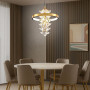 Изображение Світлодіодна латунна люстра із ніжними квітами Ø 40 см ИМ Light-Deco 3 