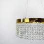 Изображение Неймовірна кришталева люстра з золотим обводком h25 ИМ Light-Deco 1 