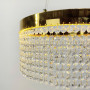 Изображение Неймовірна кришталева люстра з золотим обводком h25 ИМ Light-Deco 2 
