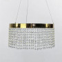 Изображение Неймовірна кришталева люстра з золотим обводком h25 ИМ Light-Deco 3 