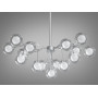 Зображення Люстра стельова Diasha Світлячок 18 ламп хром сатин ИМ Light-Deco 1 