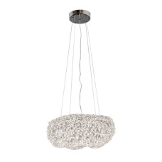 Люстра підвісна світлодіодна кришталева LED Levistella 7897207 (400) CH хром
