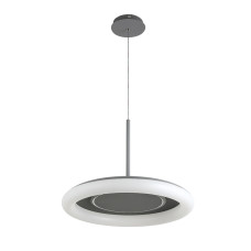 Люстра підвісна світлодіодна, LED кільце Levistella 797MD6006 (500) DGY темно-сіра
