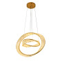 Зображення Люстра підвісна кришталева, LED кільця Levistella 799L8812C (600+400) FGD золото ИМ Light-Deco 1 