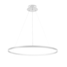 Люстра підвісна світлодіодна LED кільце Levistella 7529832-1 WHITE LED (600) біла