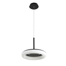 Люстра підвісна світлодіодна, LED кільце Levistella 797MD6006 (330) BK чорна