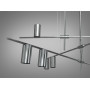 Зображення Підвісна люстра Лофт хром 9 ламп ИМ Light-Deco 2 