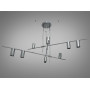Зображення Підвісна люстра Лофт хром 9 ламп ИМ Light-Deco 1 