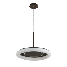 Люстра підвісна світлодіодна, LED кільце Levistella 797MD6006 (500) CF коричнева