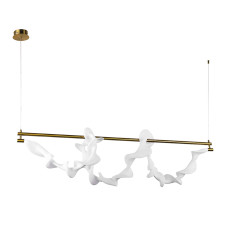 Люстра підвісна світлодіодна Levistella LED 7813168 (1500) AB бронза