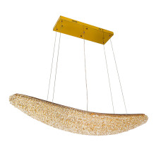 Люстра підвісна світлодіодна кришталева LED Levistella 7897208 (1100) GD золото