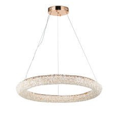 Люстра подвесная светодиодная LED кольцо Levistella 921017 (800) FGD золото