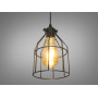 Зображення Металевий підвіс Loft чорний плетений плафон ИМ Light-Deco 1 