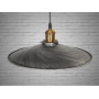 Изображение Світильник підвіс Лофт чорний срібляста патина E27 ИМ Light-Deco 